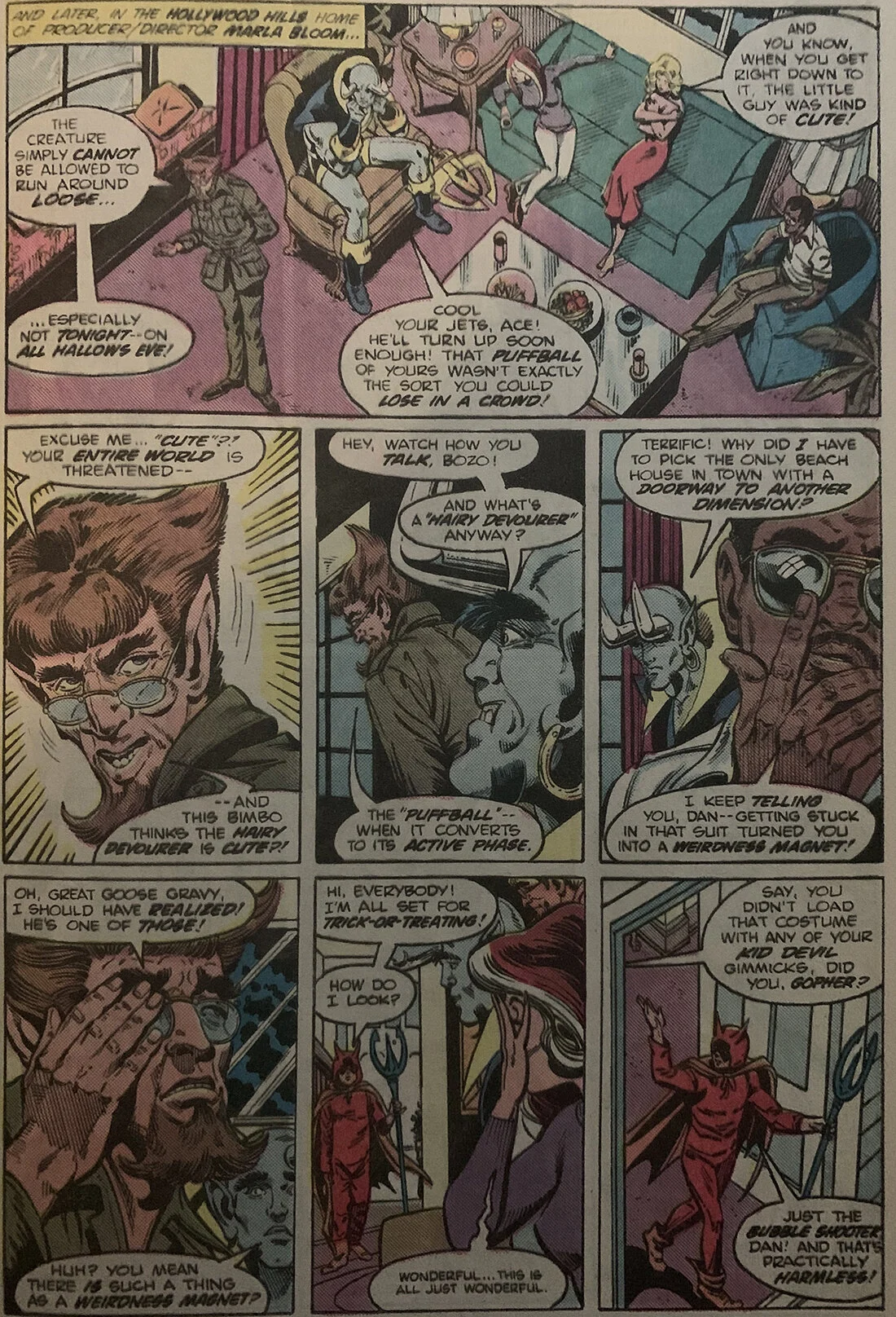 I've Got Issues: Blue Devil, Issue 20 (1985) — Neon Splatter
